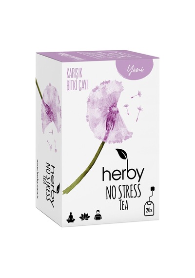 Herby No Stress Tea Karışık Bitki Çayı 20'li 30 G - 7 Adet Tarı