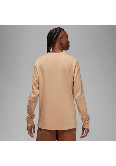 Nike Jordan Long-sleeve Erkek Kahverengi Uzun Kol T-shirt