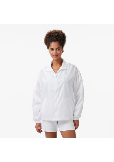 Guess 4g Logo Windbreaker Kadın Beyaz Rüzgarlık - V5gl01wh482