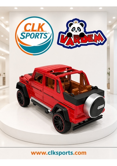 Die Cast 1:22 Sesli Ve Işıklı Buharlı Çek Bırak G-lüx Metal Jeep