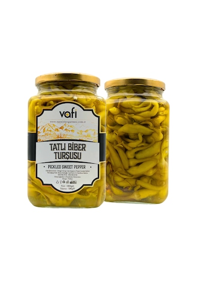 Vafi Turşu Serisi Tatlı A Biber Turşusu 1000cc-500gr-5423