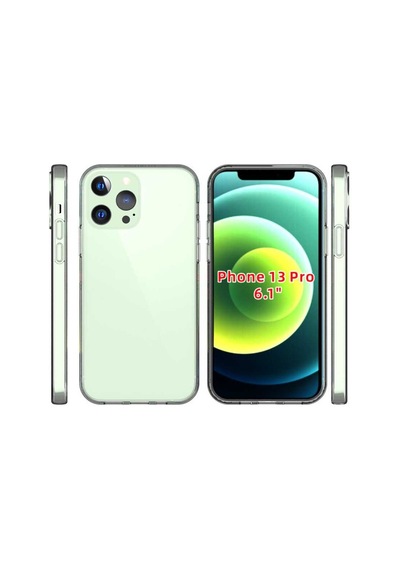 Zore İphone 13 Pro Uyumlu Ogaa Süper Silikon Kılıf-renksiz