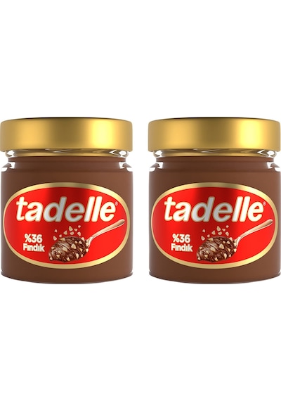 Tadelle Parça Fındıklı Kakaolu Fındık Ezmesi 200 Gr X 2 Adet