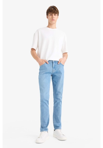 Defacto Pedro Slim Fit Dar Kalıp Normal Bel Dar Paça Jean Pantolon F2927ax25aunm39 Mavi Defacto Pedro Slim Fit Dar Kalıp Normal Bel Dar Paça Jean Pantolon F2927ax25aunm39 Mavi