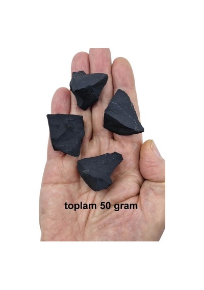 50 Gram Şungit Taşı Doğal Parçalar - 545-2