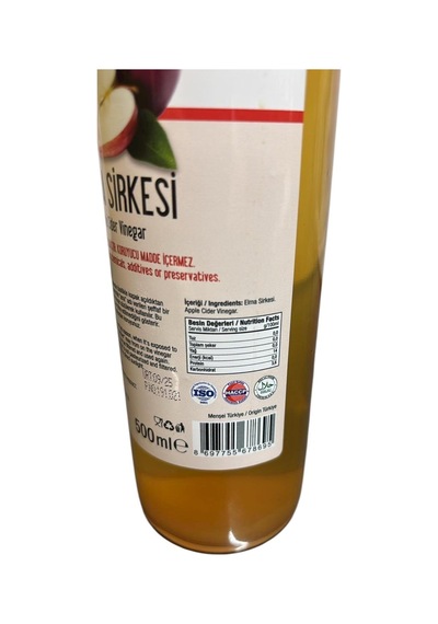 Elma Sirkesi 500 Ml - Apple Cider Vinegar