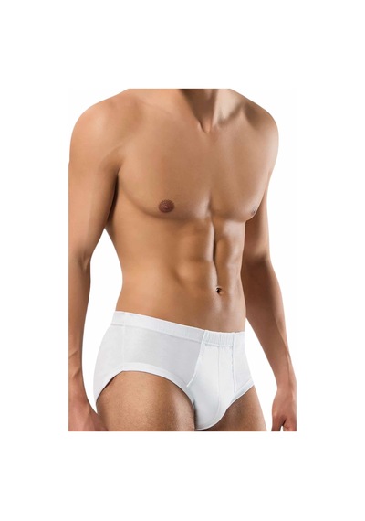 Erdem Beyaz Ribana Slip Külot 1320 Beyaz