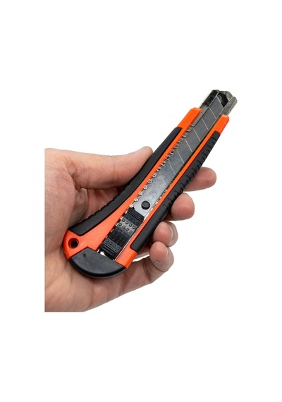 5335 Geniş Maket Bıçağı Falçata Yedekli Set 18 Mm