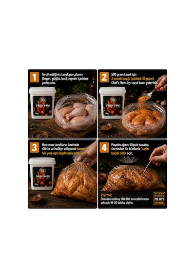 Fırında Tavuk Harcı 750 Gr - Koruyucusuz, Özel Baharat Karışımı