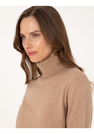 Pierre Cardin Kadın Bej Kazak /triko 50310886-vr011 Bej