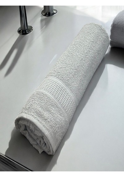Büyük Boy Banyo Havlusu, Duş Havlusu, Tek Silgi 95 X 145cm Gri