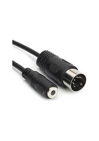 5 Pin Din Erkek To 3.5 Mm Stereo Dişi Çevirici Kablo 1.5 Metre