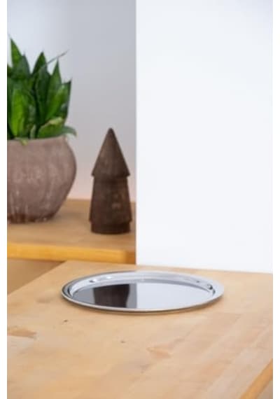 Metal 23 Cm Tatlı Meyve Servis/sunum Tepsisi 15cm