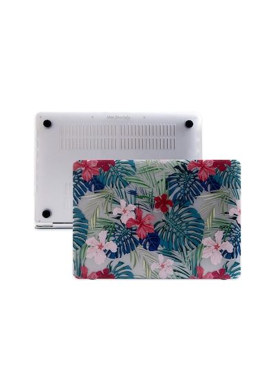 Apple Uyumlu MacBook Pro Kılıf HardCase TouchBar A1707 A1990 Flower01NL
