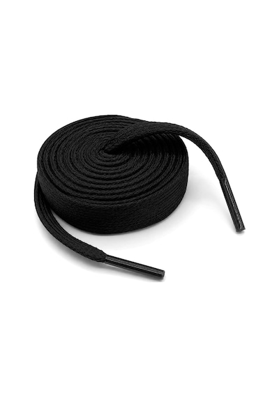 Hapshoe 80 Cm Siyah 5 Mm Yassı Mumlu Ayakkabı Bağcığı