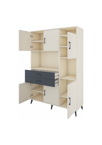 Hyperion Dolap 9 Raflı 2 Çekmeceli 6 Kapaklı 132x44x195 Aytaşı-aytaşı/antrasit Aytası/antrasıt Hyperion Dolap 9 Raflı 2 Çekmeceli 6 Kapaklı 132x44x195 Aytaşı-aytaşı/antrasit Aytası/antrasıt