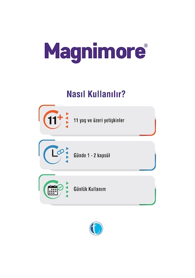 Magnimore Magnezyum Bisglisinat 60 Bitkisel Kapsül 120 Mg