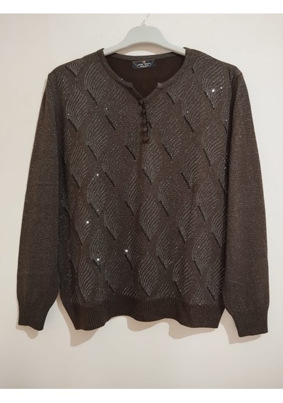 Anne Moda Ankara Üstün Kalite, Standart Beden, Kapri Kollu, Pamuk-akrilik Karışımı, Şık, Triko Kazak/bluz Koyu Kahverengi Anne Moda Ankara Üstün Kalite, Standart Beden, Kapri Kollu, Pamuk-akrilik Karışımı, Şık, Triko Kazak/bluz Koyu Kahverengi