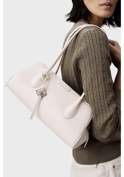 Calvin Klein Logolu Omuz Askılı Çanta Lv04f3743g4lx Bayan Çanta Lv04f3743g 4lx Beyaz
