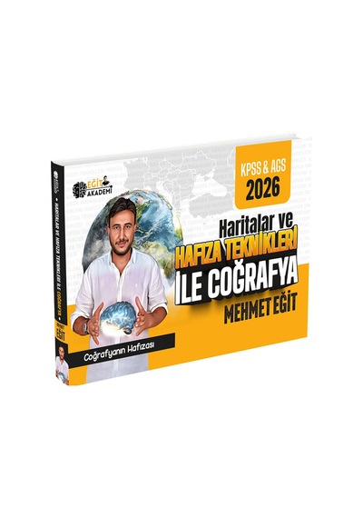 2026 Kpss Ags Haritalar Ve Hafıza Teknikleriyle Coğrafya - Mehmet Eğit Akdemi