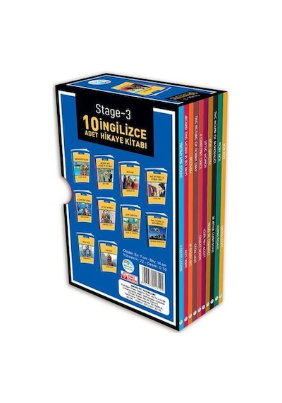Stage-3 Ingilizce Hikaye Seti 10 Kitap Seti Maviçatı Yayınları