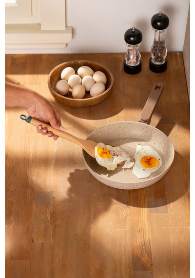 Emsan Rustik Bambu Spatula 28 Cm Kahverengi