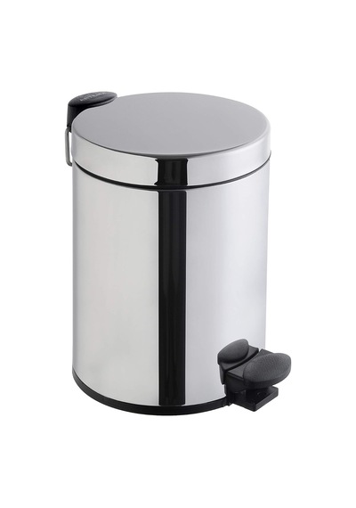 Vitra Arkitekta A44054 Paslanmaz Çöp Kovası, 3 Litre Gümüş Rengi