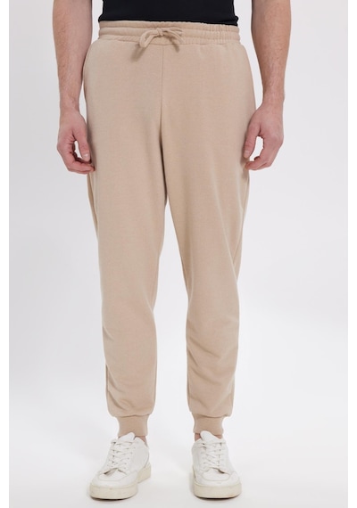 Tudors Erkek Regular Fit Klasik Kesim Beli Bağcıklı Jogger Cepli Lastikli Paça Bej Eşofman Altı-41767 Bej Tudors Erkek Regular Fit Klasik Kesim Beli Bağcıklı Jogger Cepli Lastikli Paça Bej Eşofman Altı-41767 Bej