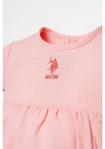 U.S. Polo Assn. U.s Polo Assn. Kız Bebek Pembe Elbise Usb2977-c-v4 Pembe