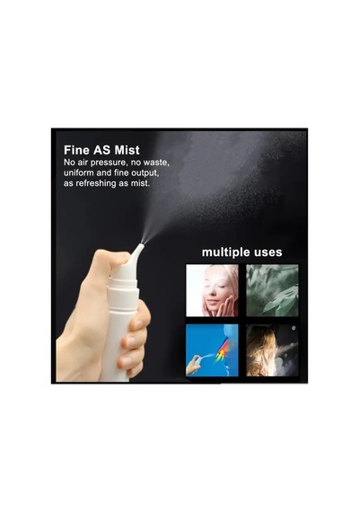Haomıng 70ml İnce Sis Püskürtmeli Taşınabilir Burun Yıkama Şişesi+500ml Burun Yıkama Serumu Set