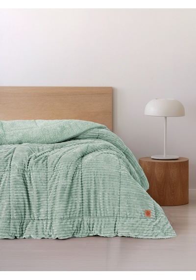 Cotton Box Wave Tek Kişilik Yorgan Adaçayı 155x215 Cm Açık Yeşil