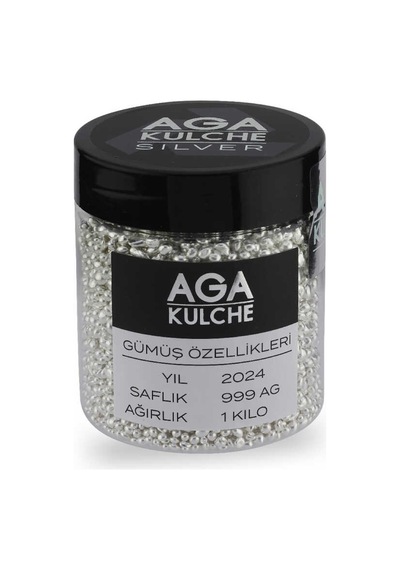 Agakulche 1000 Gram 999 Granül Gümüş