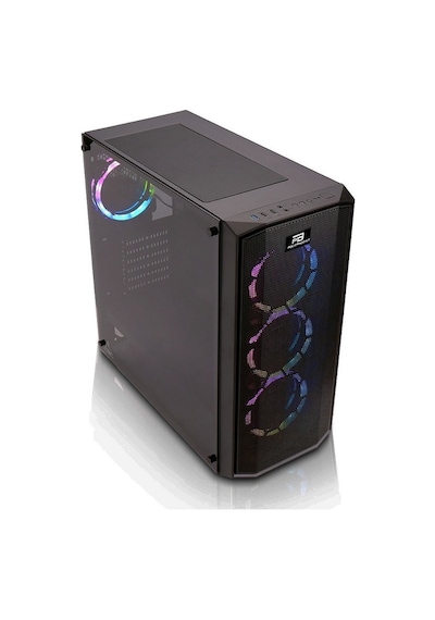 PowerBoost X58RGB Mesh Panel ATX Kasa PSU Yok