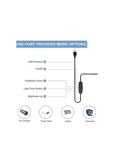 Vilya Megalüx Ayaklı Profesyonel Tırnak Makyaj Kuaför Çekimleri Usb 360 Led Masa