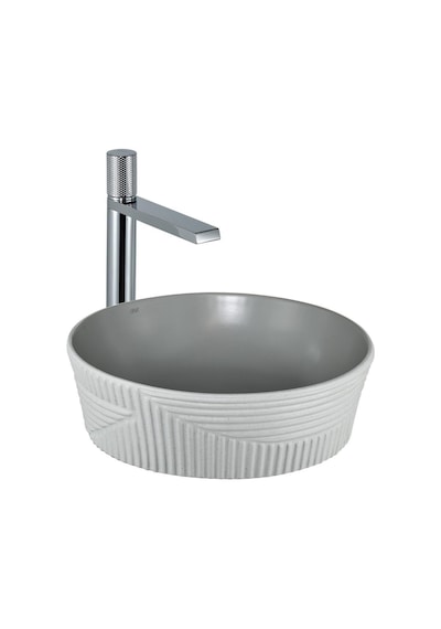 Lena E-W1502MAG Tezgahüstü Lavabo Mat Gri