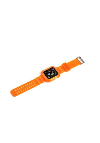 Ekılıf - Apple Uyumlu  Watch 38mm - Kordon Silikon Kordon Krd-27 - Sarı