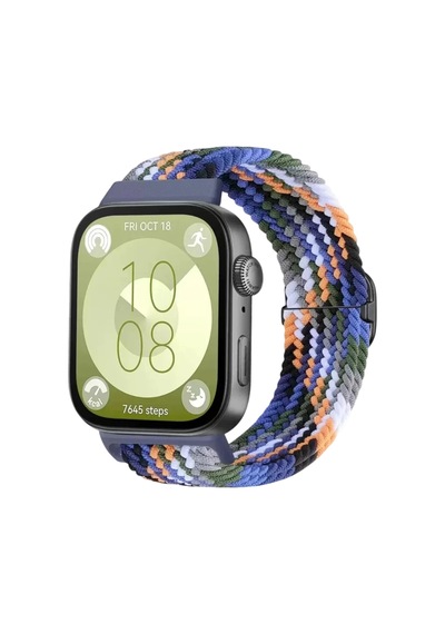 Zenviaat Newface Huawei Fit 4 Star Kordon - Gökkuşağı 3 Znv2027