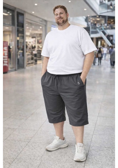 Akt Gayem Butik Büyük Beden Kapri 3xl-6xl Petrol Akt Gayem Butik Büyük Beden Kapri 3xl-6xl Petrol