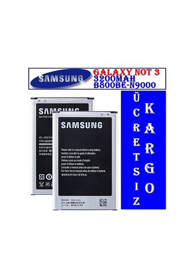 Samsung Uyumlu Galaxy Note3 Batarya Pil B800BE- N9000
