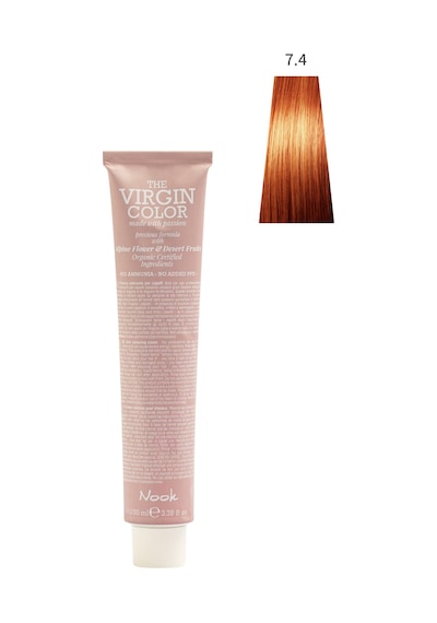 Nook Virgin Color Profesyonel Saç Boyası 100ml-zencefil Kumral Bakır/sultan Bakır 7.4-rame İrlanda Kızıl