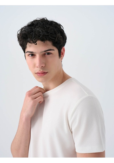 Loft Regular Fit Beyaz Erkek T-shirt Lf2038850 Beyaz