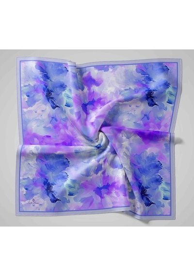 Silk Home Olinda İpek Eşarp 47004-19 Lila, Mavi, Pembe, Mor