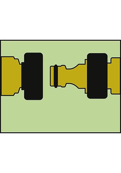 Pirinç Hortum Bağlantı Aparatı 3/4&apos &apos Aqua Stop