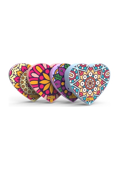 Silka 4 Desen Kalpli Silgi- Art.50 36'lı