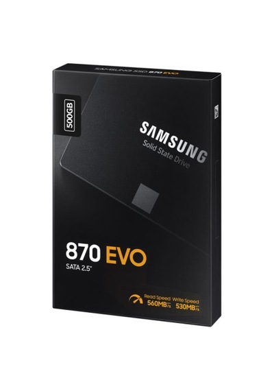 Samsung Uyumlu Mz-77e500bw, 870 Evo, 500gb, 560/530, 2,5&quot Sata, Ssd Türkiye Distribütörü Garantili