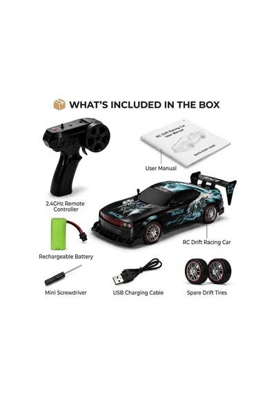 4wd Drift Arabası Mavi - Pembe