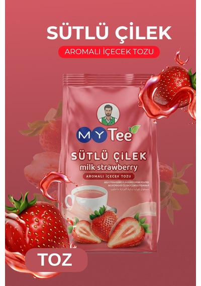 Mytee Sütlü Çilek Aromalı İçecek Tozu 250 G