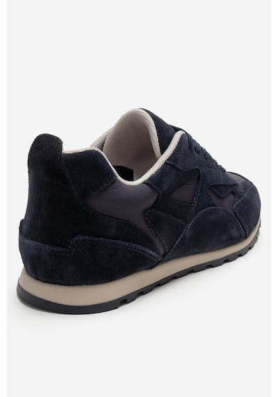 Luvishoes Sahra Lacivert Süet Hakiki Deri Kadın Sneaker Lacivert