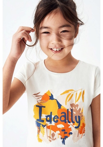 Xo Kids P-003491 Nk 32358 Kız İdeally Badi 8-14 Yaş Ekru - Oranj