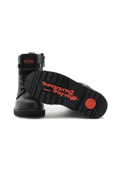 Harley Davidson Jımmy Çocuk Siyah Deri Bot-21615 Siyah